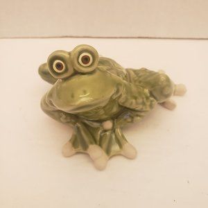 Ceramic Toad Frog Decor Figurine Statue